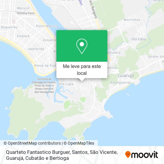 Quarteto Fantastico Burguer mapa