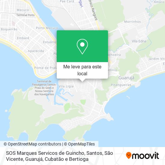 SOS Marques Servicos de Guincho mapa