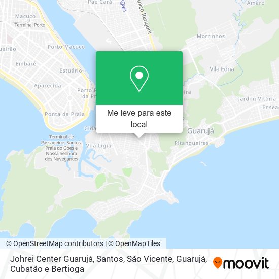 Johrei Center Guarujá mapa