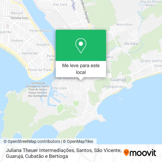 Juliana Theuer Intermediações mapa