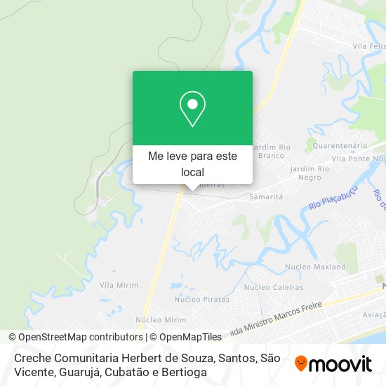 Creche Comunitaria Herbert de Souza mapa