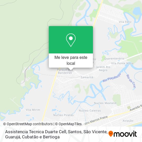 Assistencia Tecnica Duarte Cell mapa