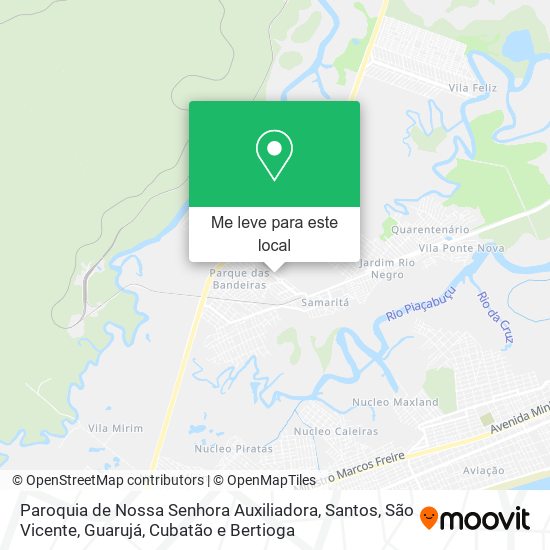 Paroquia de Nossa Senhora Auxiliadora mapa