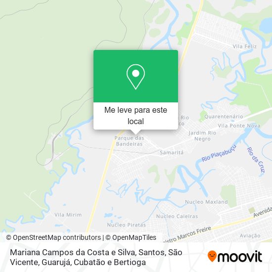 Mariana Campos da Costa e Silva mapa