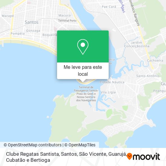 Clube Regatas Santista mapa