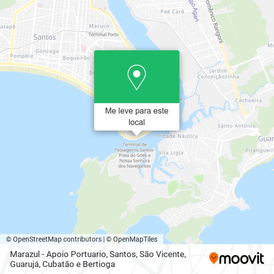Marazul - Apoio Portuario mapa