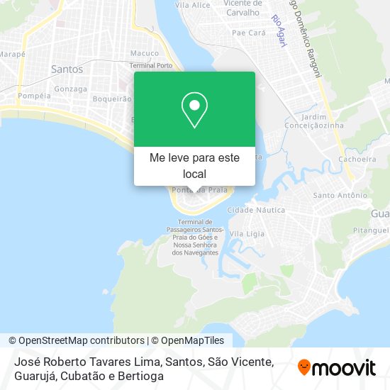 José Roberto Tavares Lima mapa
