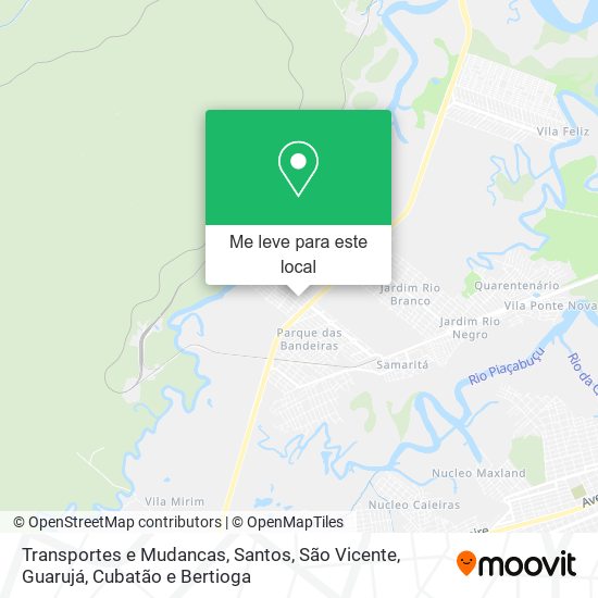 Transportes e Mudancas mapa