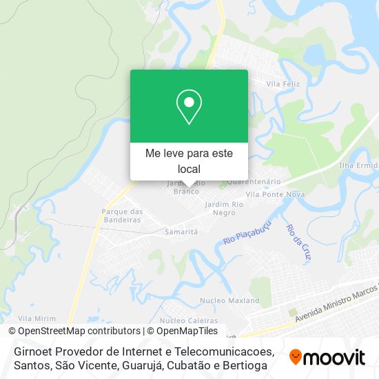 Girnoet Provedor de Internet e Telecomunicacoes mapa