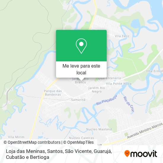 Loja das Meninas mapa