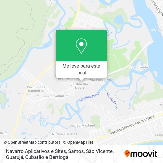 Navarro Aplicativos e Sites mapa