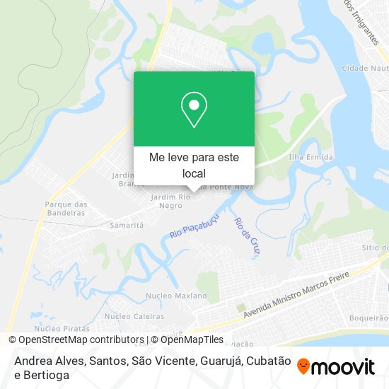 Andrea Alves mapa