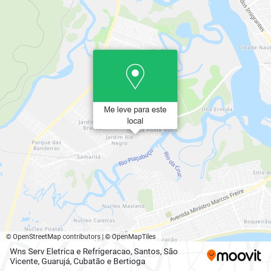 Wns Serv Eletrica e Refrigeracao mapa