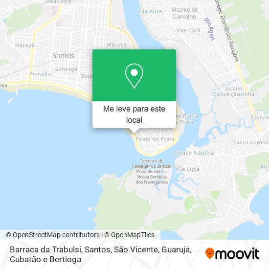 Barraca da Trabulsi mapa