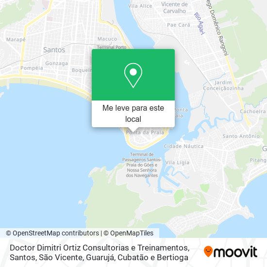 Doctor Dimitri Ortiz Consultorias e Treinamentos mapa