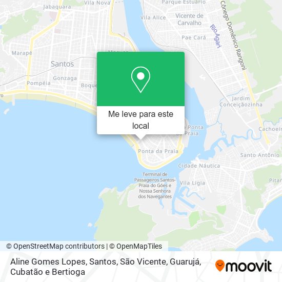 Aline Gomes Lopes mapa