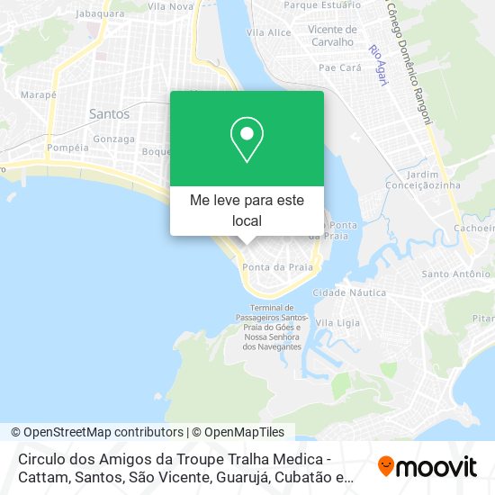 Circulo dos Amigos da Troupe Tralha Medica - Cattam mapa