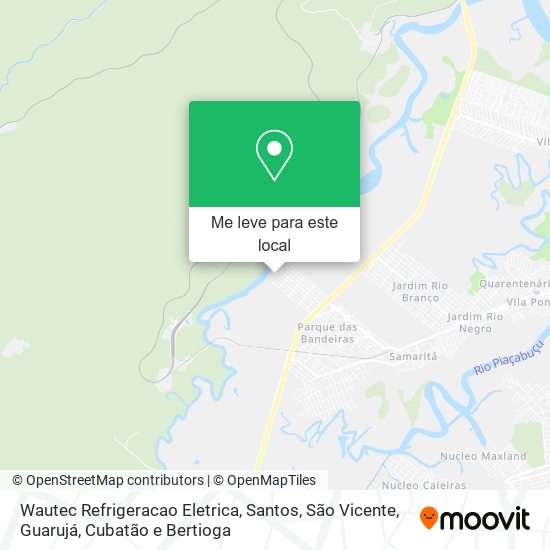 Wautec Refrigeracao Eletrica mapa