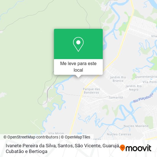 Ivanete Pereira da Silva mapa