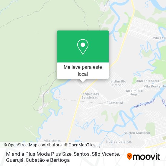 M and a Plus Moda Plus Size mapa