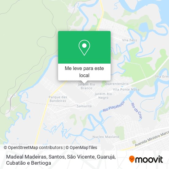 Madeal Madeiras mapa