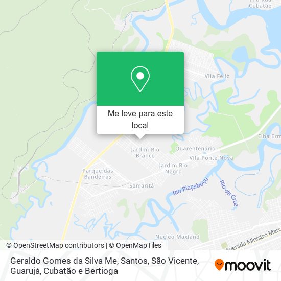 Geraldo Gomes da Silva Me mapa