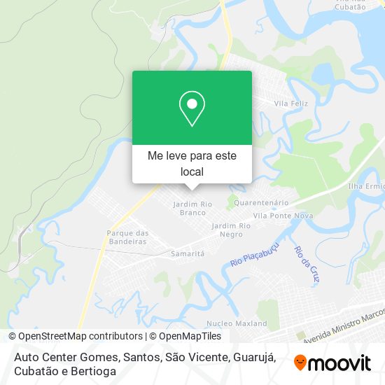 Auto Center Gomes mapa