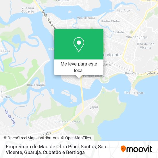 Empreiteira de Mao de Obra Piaui mapa