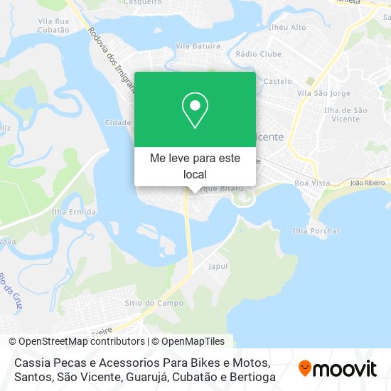 Cassia Pecas e Acessorios Para Bikes e Motos mapa