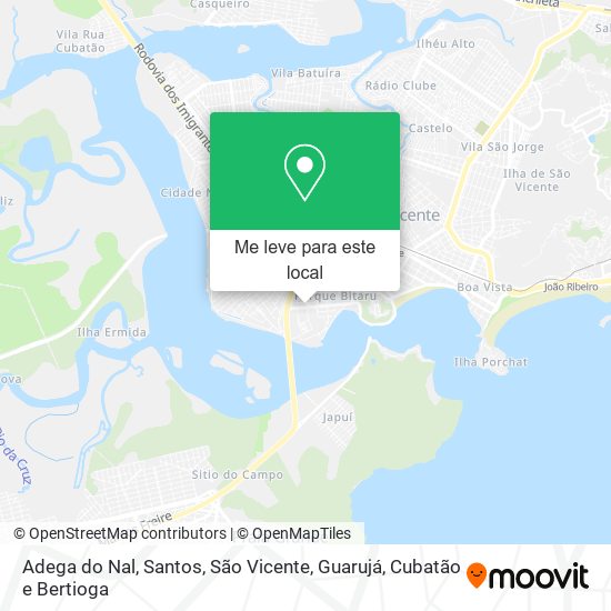 Adega do Nal mapa