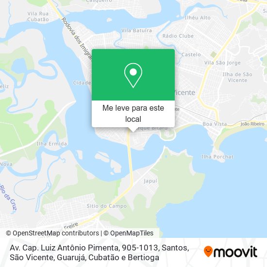 Av. Cap. Luiz Antônio Pimenta, 905-1013 mapa