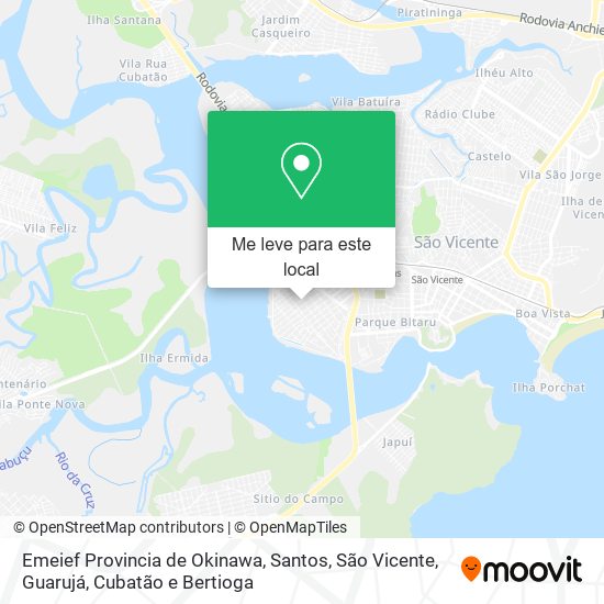 Emeief Provincia de Okinawa mapa