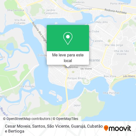 Cesar Moveis mapa
