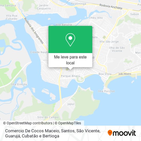 Comercio De Cocos Maceio mapa