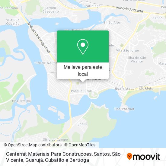 Centernit Materiais Para Construcoes mapa