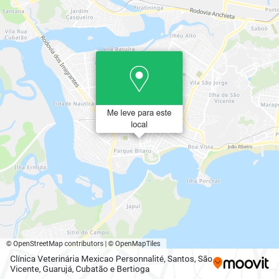 Clínica Veterinária Mexicao Personnalité mapa