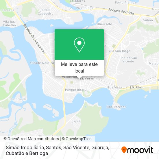 Simão Imobiliária mapa