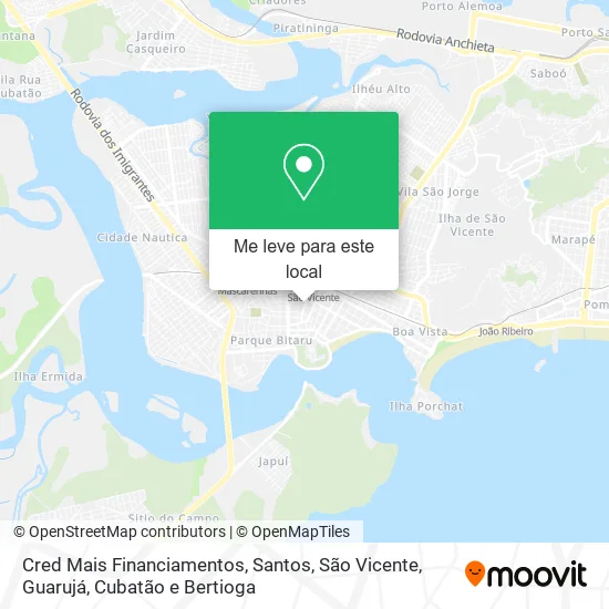 Cred Mais Financiamentos mapa