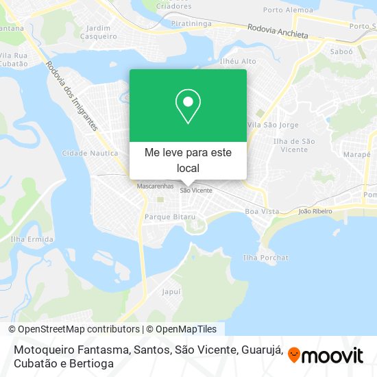 Motoqueiro Fantasma mapa