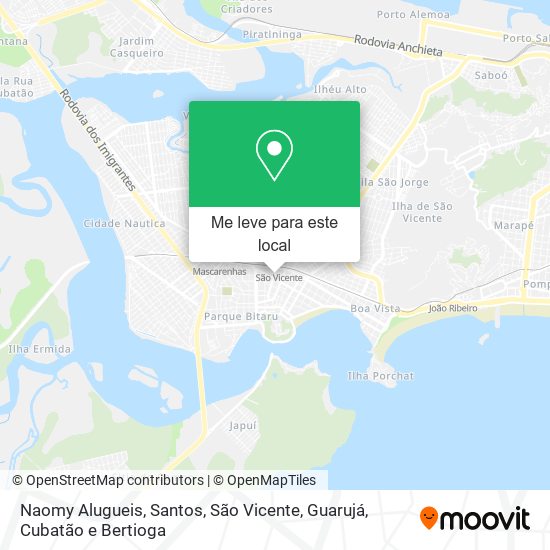 Naomy Alugueis mapa