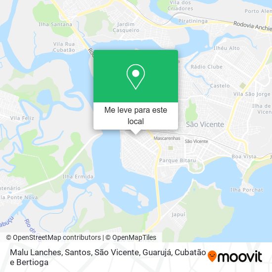 Malu Lanches mapa
