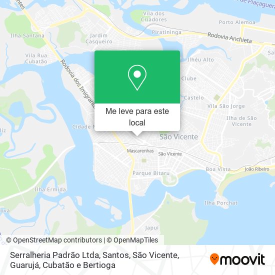 Serralheria Padrão Ltda mapa