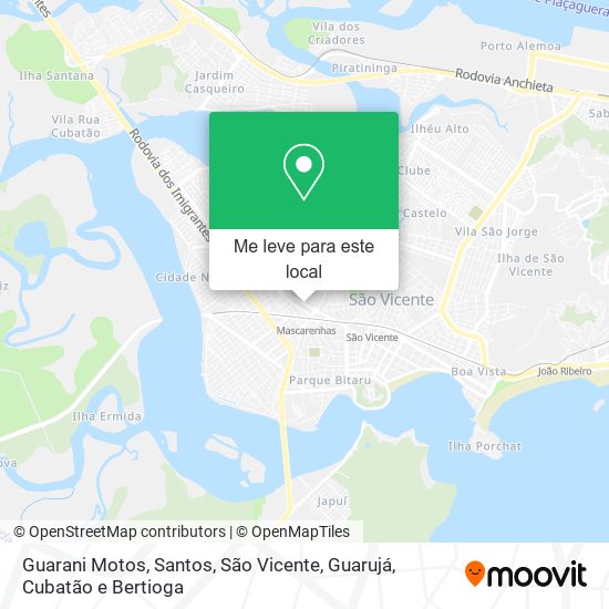 Guarani Motos mapa