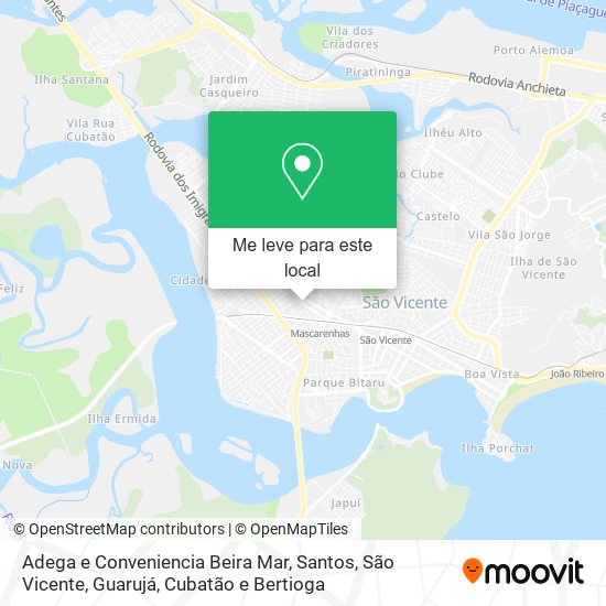 Adega e Conveniencia Beira Mar mapa