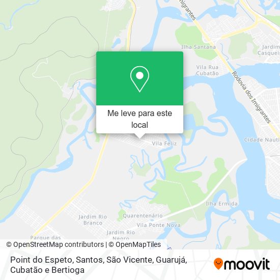 Point do Espeto mapa