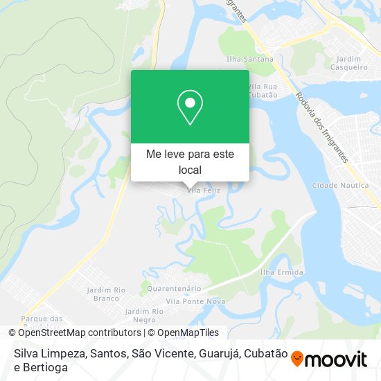 Silva Limpeza mapa
