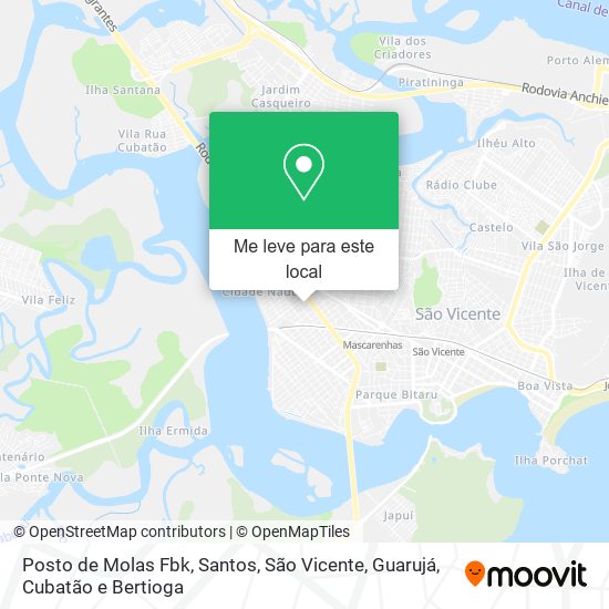 Posto de Molas Fbk mapa