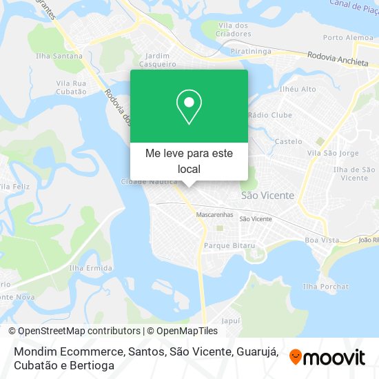 Mondim Ecommerce mapa