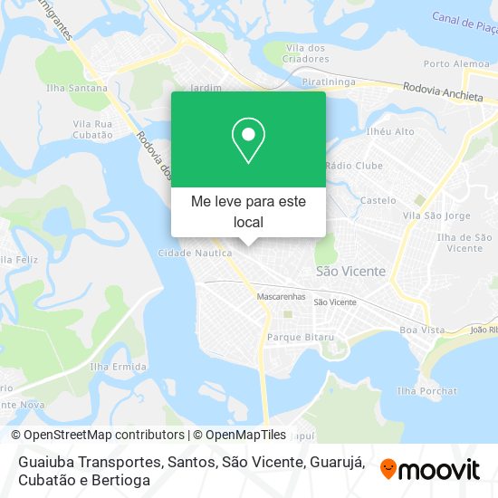 Guaiuba Transportes mapa