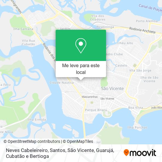 Neves Cabeleireiro mapa